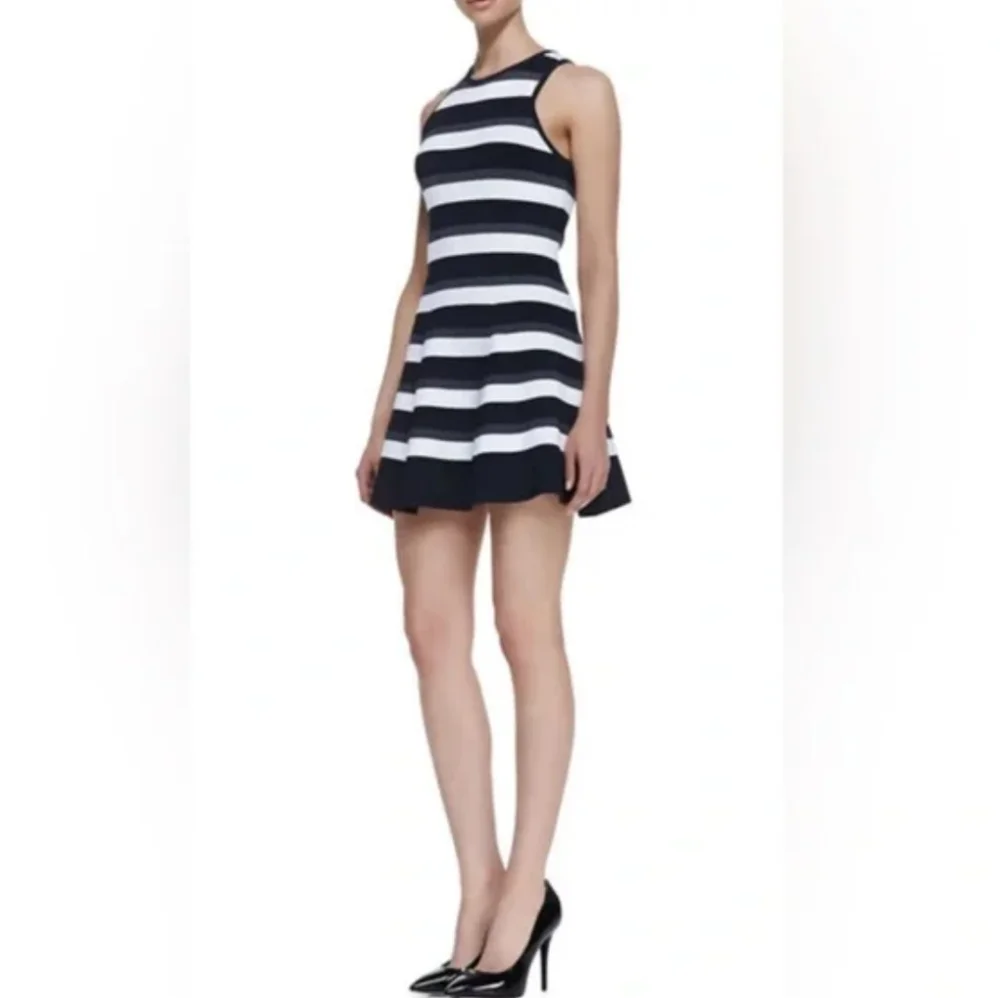A.L.C. Huntington Striped Dress Navy & White Women's S Sailor Preppy